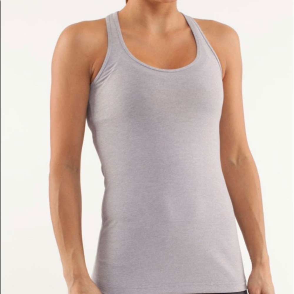 lululemon cool racerback gray